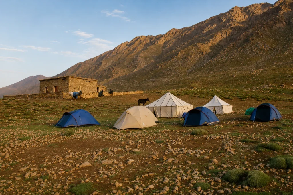 Trekking por las montañas del Alto Atlas Central de Marruecos