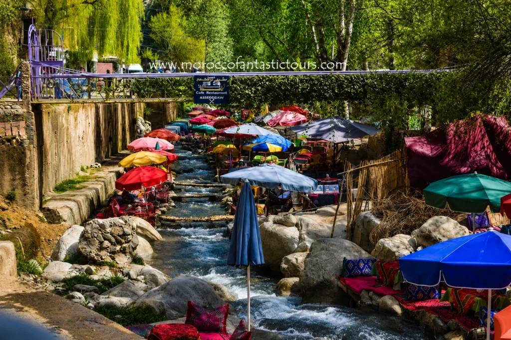 Ourika Valley landscape during a day trip from Marrakech